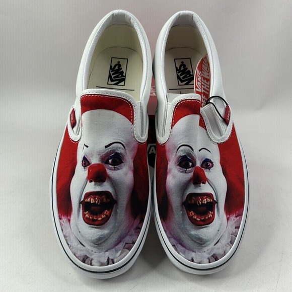 Vans Shoes - Vans x House Of Terror Classic Slip-On “It/Pennywise” 2024